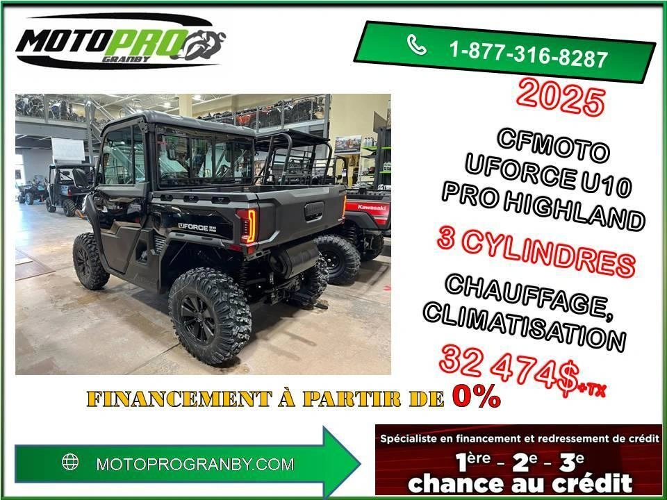 2025 Cfmoto Uforce U10 Pro Highland Uforce U10 Uforceu10 Pro Highland Tout Équipé Camo alt