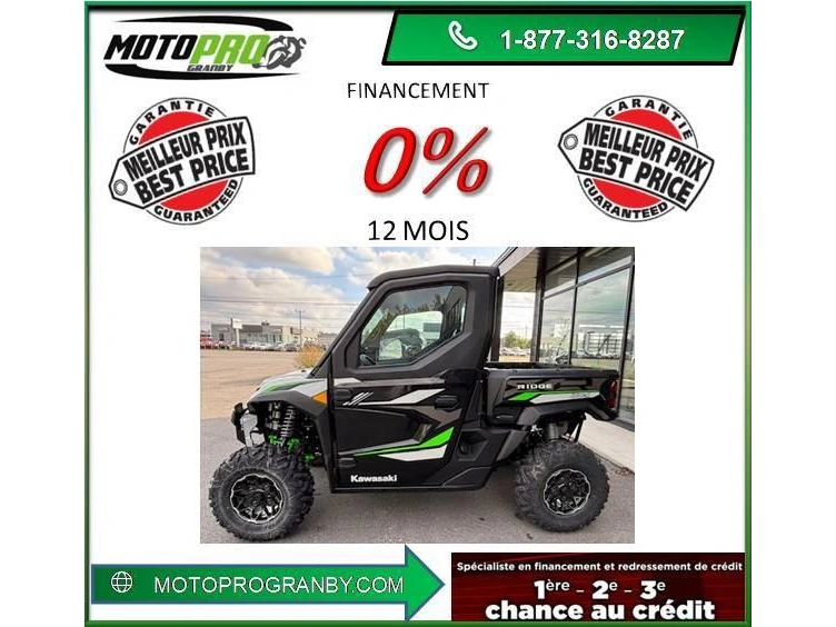 2025 Kawasaki Ridge Ridge Xr Ridgexr Climatisation Chauffage 1000cc alt