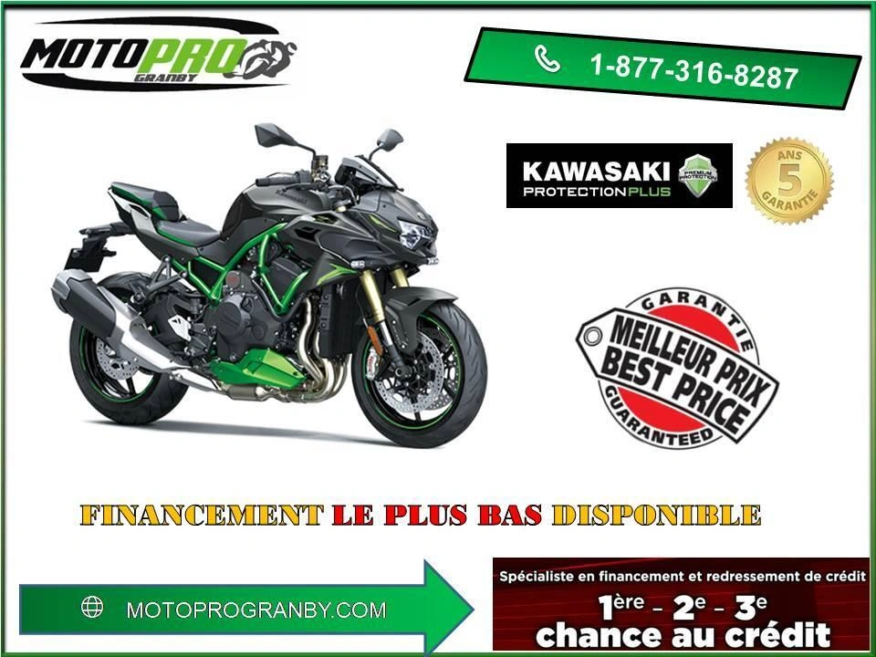 2025 Kawasaki Z H2 Se Z H2 Supercharge Petites Plaques Zh2 Zr alt
