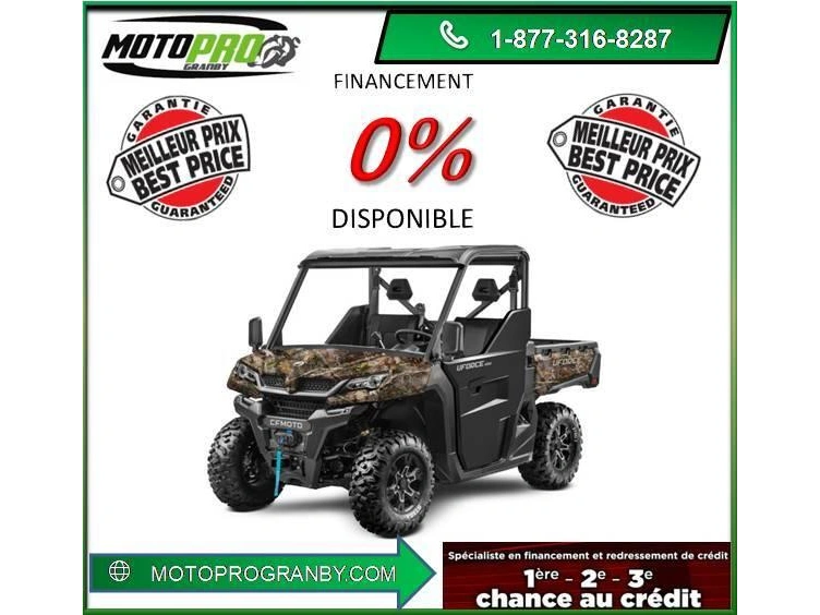 2026 Cfmoto Uforce 1000 Uforce1000 Uforce 1000 Eps Vrai 3 Places Camo alt