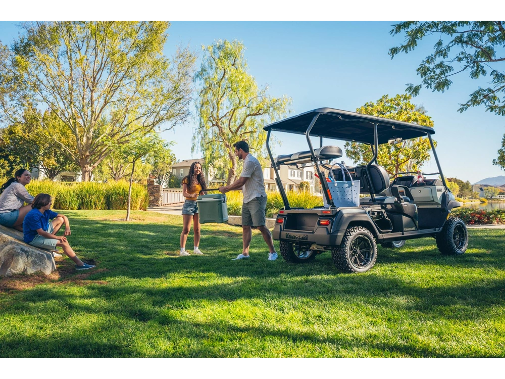 2025 Kawasaki Nav 4e Le Cart Kart Golf 4 Places Batterie Lithium Deluxe alt