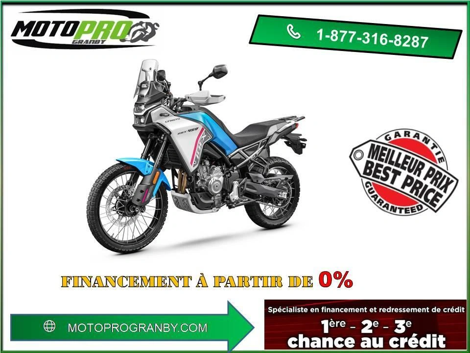 2025 Cfmoto Ibex450 Ibex 450 Ibex450 Leger Semi Route Aventure alt