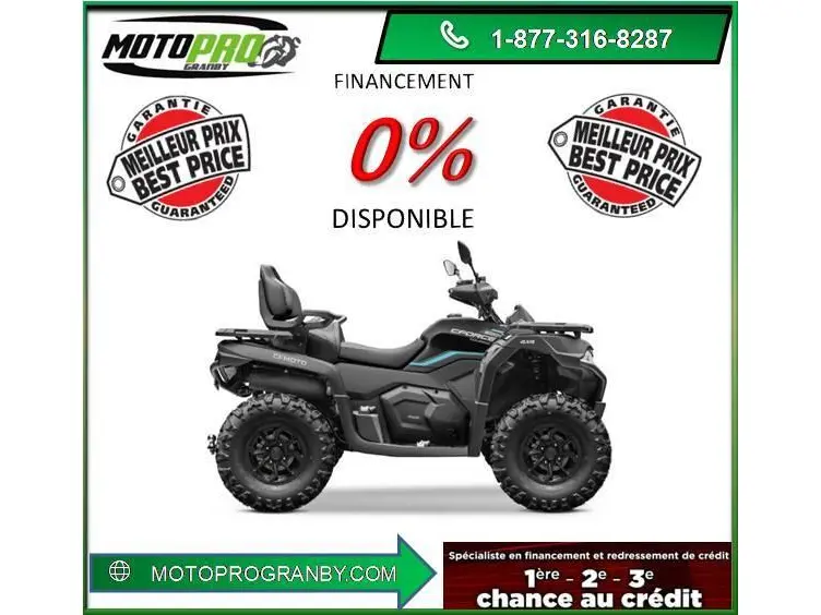 2026 CFMOTO CFORCE 600 Touring CFORCE600 TOURING VRAI 2 PLACES