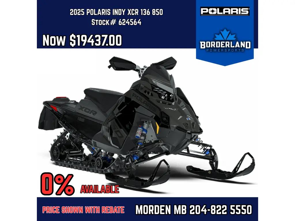2025 Polaris INDY® XCR® 136 850