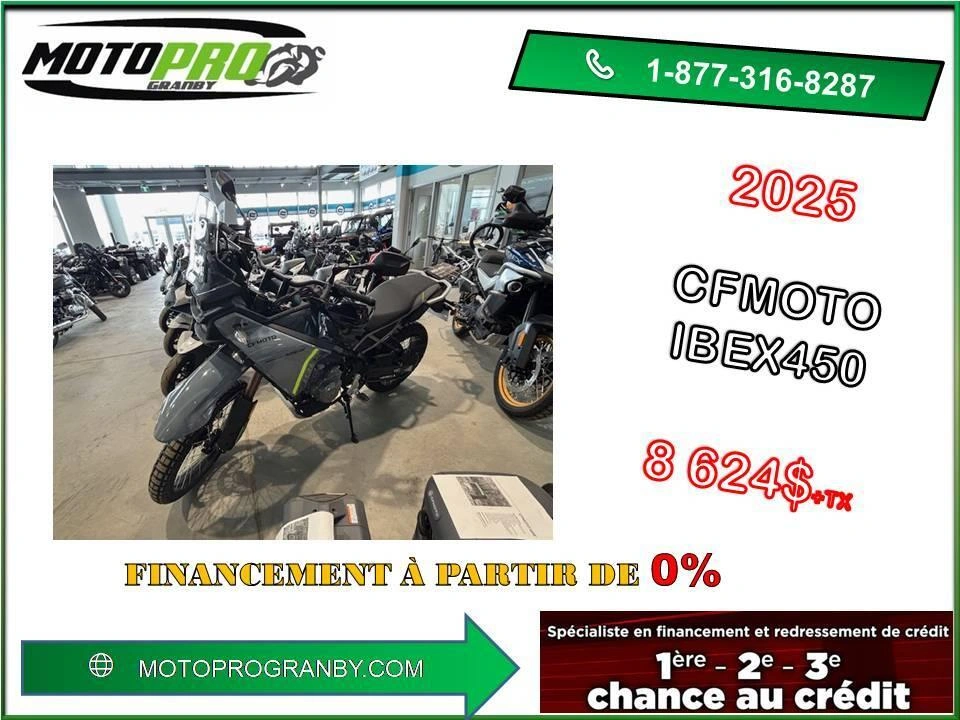 2025 Cfmoto Ibex 450 Ibex 450 Ibex450 Leger Semi Route alt