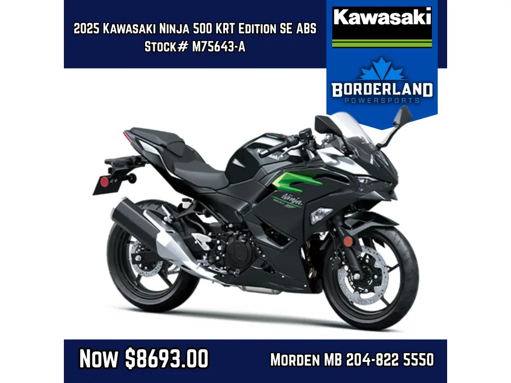 2025 Kawasaki Ninja 500 KRT Edition SE ABS