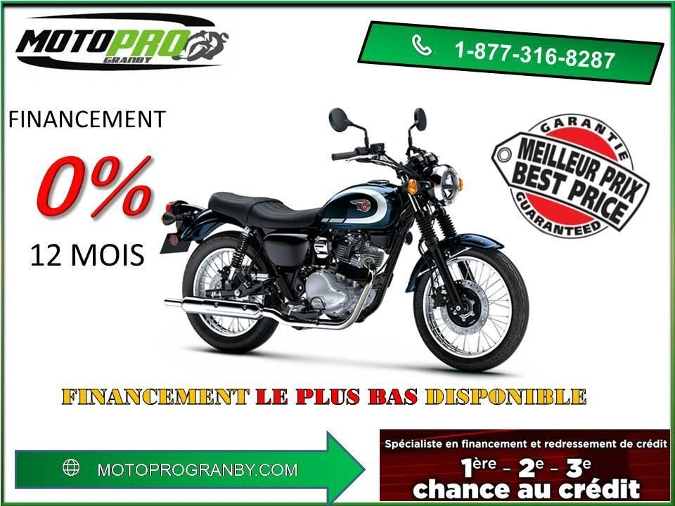 2025 Kawasaki W230 W230 W 230 W Retro Nouveauté Rétro alt