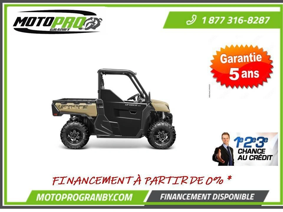 2025 Cfmoto Uforce 1000 Eps Lx Uforce1000 Vrai 3 Places Aucun Frais!!! alt