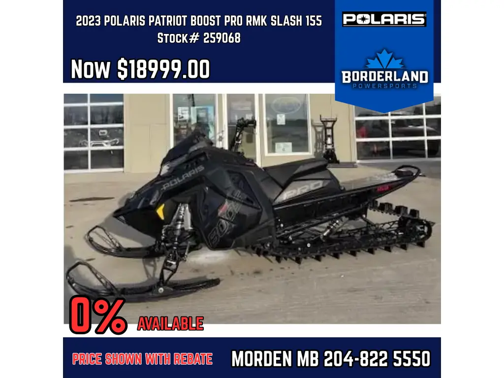 2023 Polaris PATRIOT BOOST PRO RMK SLASH 155 