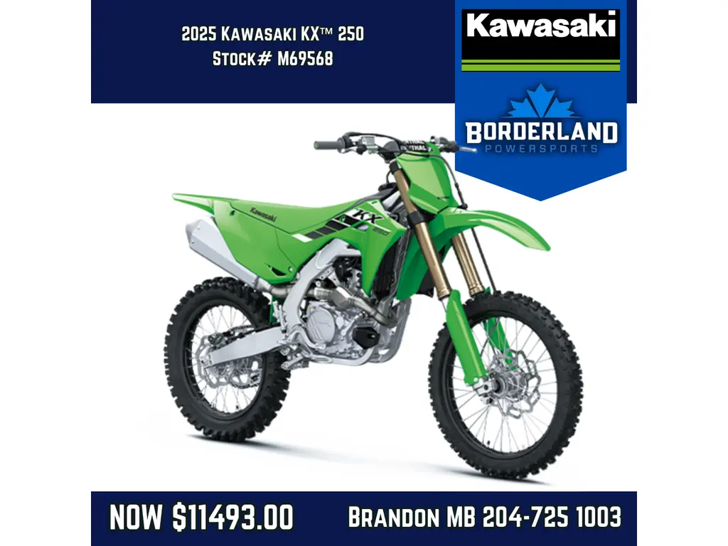 2025 Kawasaki KX™ 250-LIME GREEN