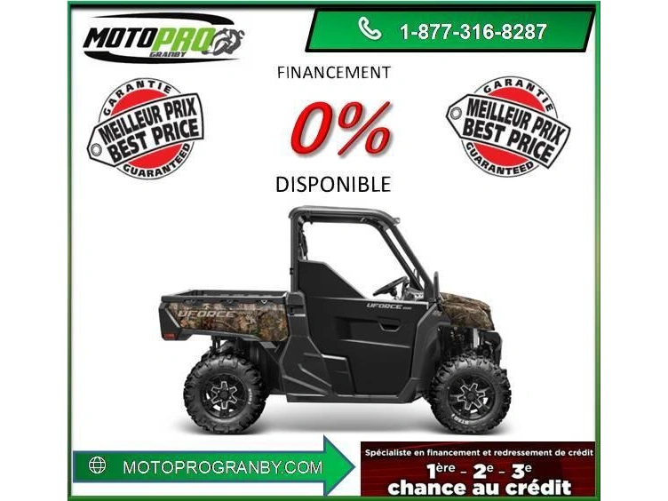 2026 Cfmoto Uforce 1000 Eps Uforce1000 Uforce 1000 Camouflage Vrai 3 Places alt