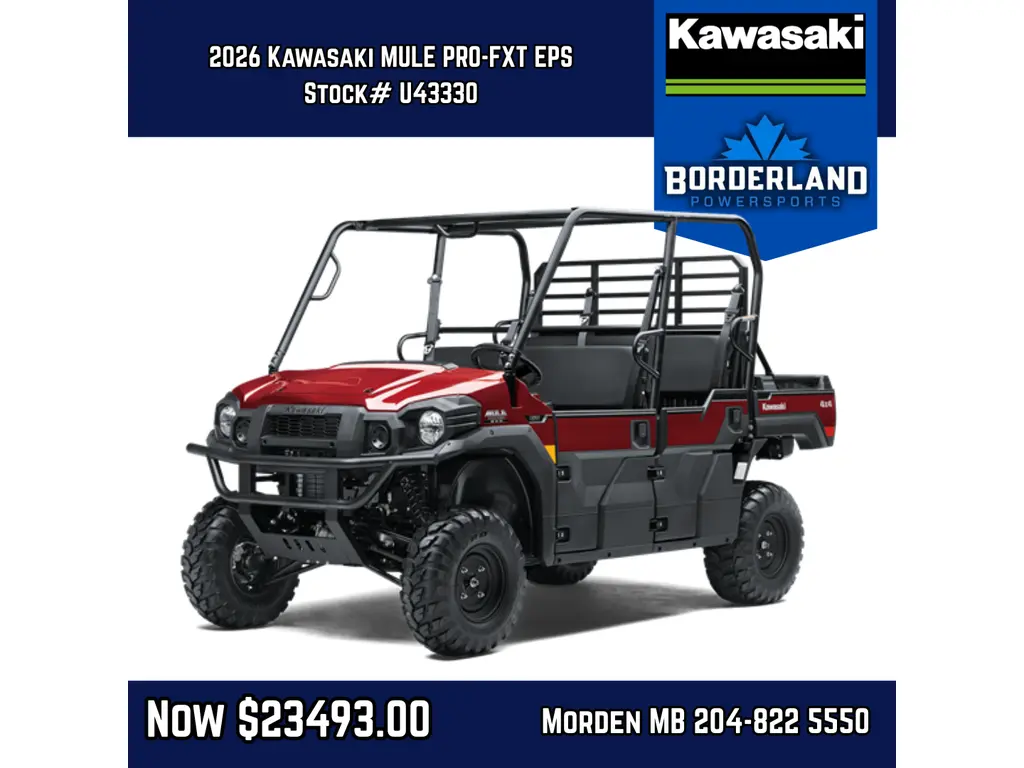 2026 Kawasaki MULE PRO-FXT EPS