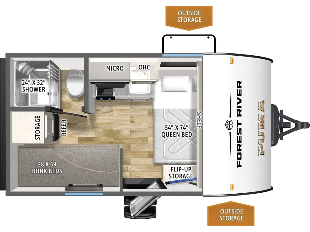 Forest River Puma Camping Edition 122bhce 2026 alt