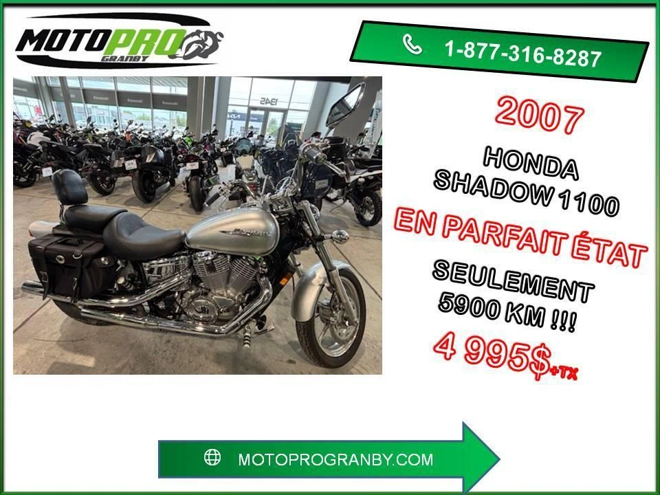 Honda Shadow 1100 Shadow1100 Shadow 1100 Impeccable !!! 2007 alt