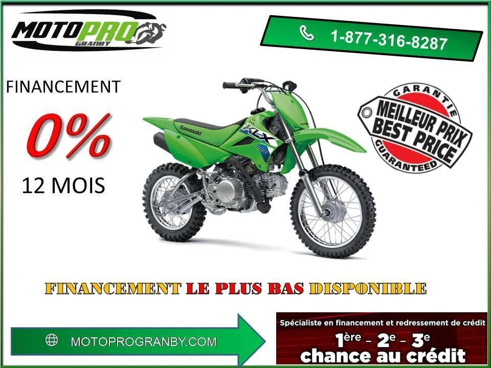 Kawasaki Klx110r Klx 110 R Klx110 Klx110 110r Semi-automatique 2026 alt