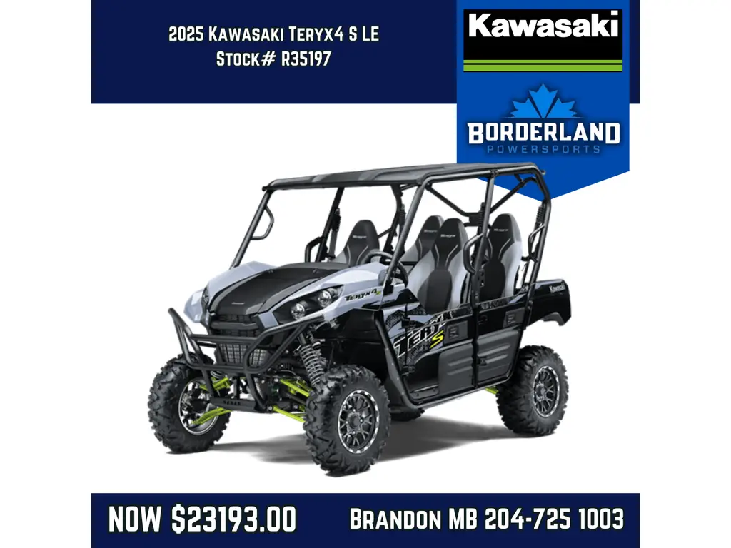 2025 Kawasaki Teryx4 S LE 
