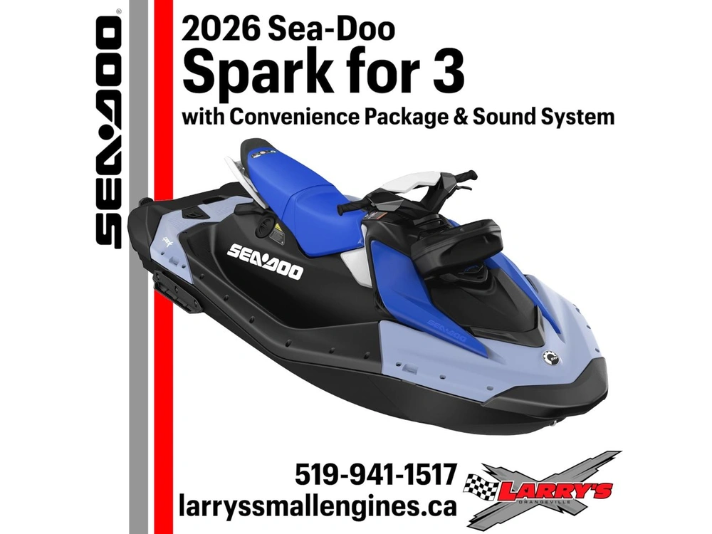 2026 Sea-doo Spark For 3 Convenience Package & Sound System 63tc alt