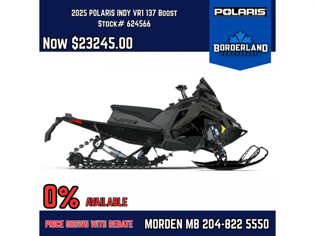 2025 Polaris INDY® VR1 137 Boost 