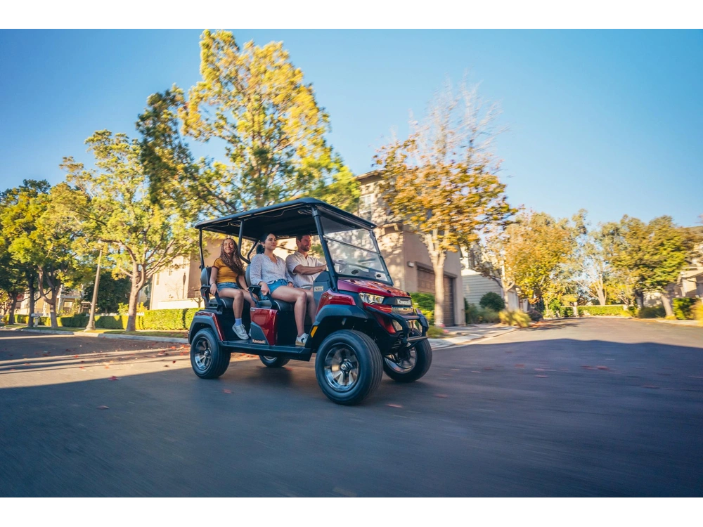 2025 Kawasaki Nav 4e Limited Cart Kart Golf 4 Places Lithium Équipé Stéréo alt