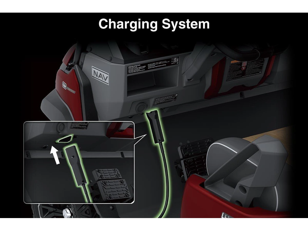 2025 Kawasaki Nav 4e Limited Cart Kart Golf 4 Places Lithium Équipé Stéréo alt