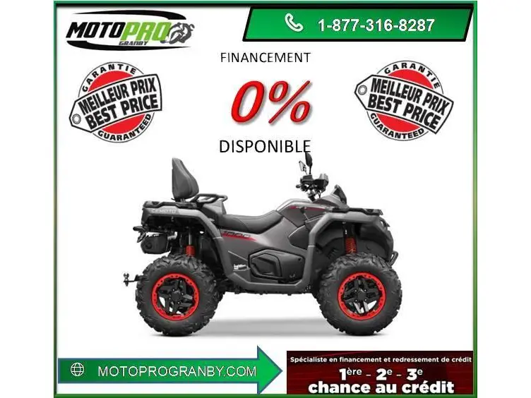 2026 CFMOTO CFORCE 1000 Touring CFORCE1000 TOURING VRAI 2 PLACES CFORCE 1000
