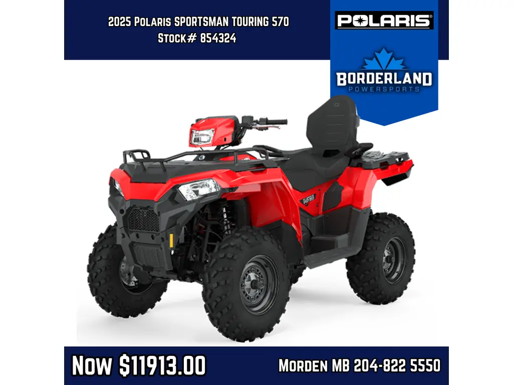2025 Polaris SPORTSMAN TOURING 570 - INDY RED Base