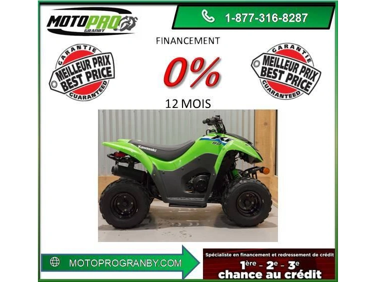 2026 Kawasaki Kfx50 Kfx50 Kfx 50 Vtt Enfant alt