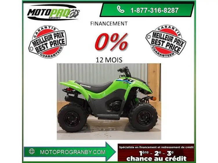 2026 Kawasaki KFX50 kfx50 kfx 50 vtt enfant