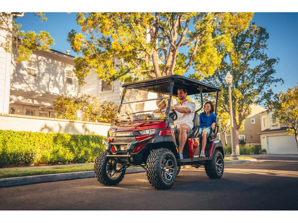 2025 Kawasaki Nav 4e Limited Cart Kart Golf 4 Places Lithium Équipé Stéréo alt