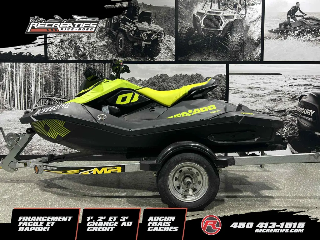 2023 SEADOO SPARK TRIXX 2UP AUDIO **SEULEMENT 21H!!**