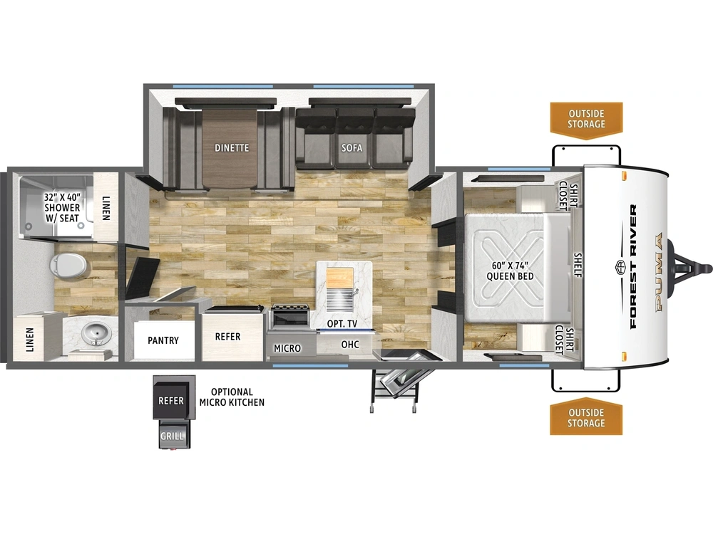 2026 Forest River Puma Camping Edition 250rbce alt