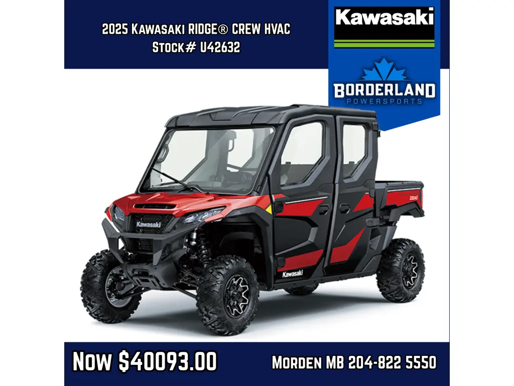 2025 Kawasaki RIDGE Crew HVAC 