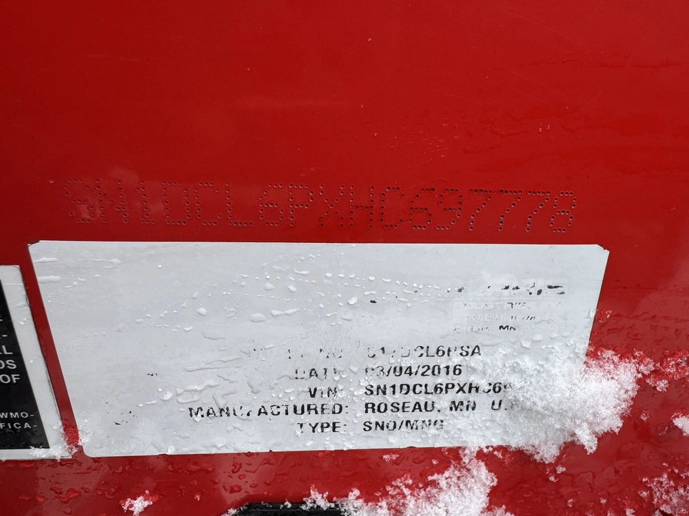 2017 Polaris 600 Rush Xcr - Indy® Red alt