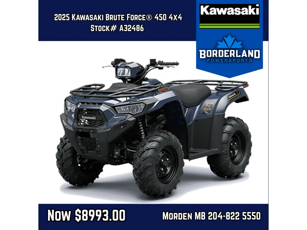 2025 Kawasaki Brute Force® 450 4x4 