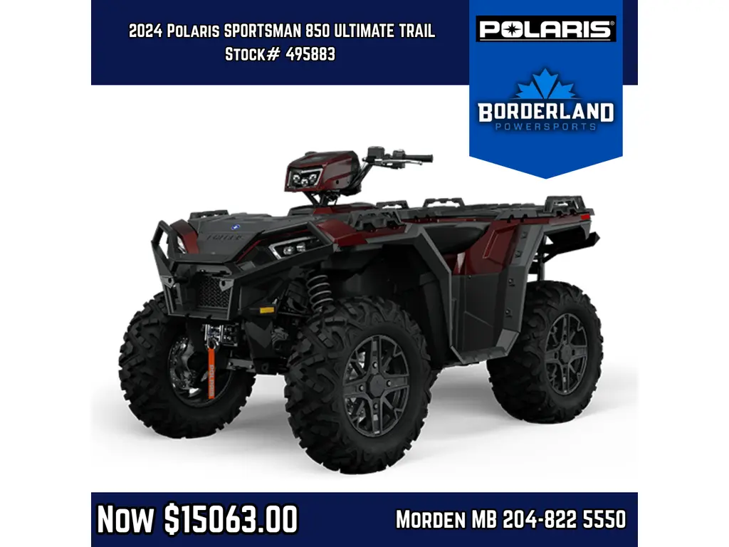 2024 Polaris SPORTSMAN 850 ULTIMATE TRAIL - CRIM METAL Ultimate Trail
