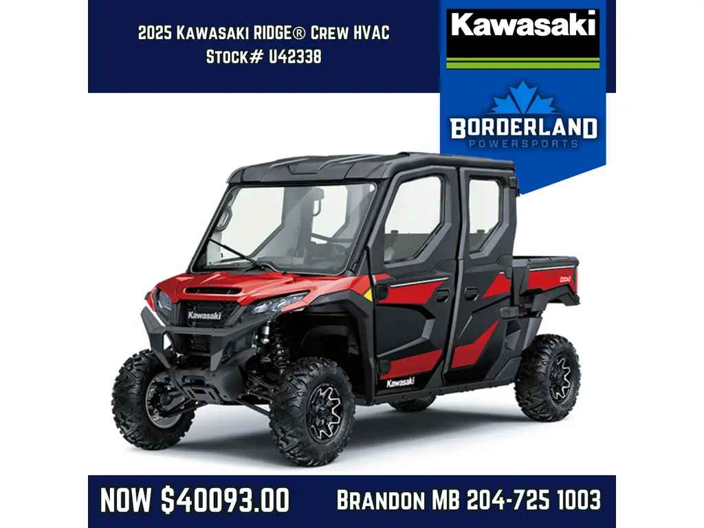 2025 Kawasaki RIDGE® Crew HVAC 