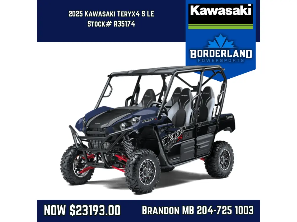 2025 Kawasaki Teryx4 S LE 