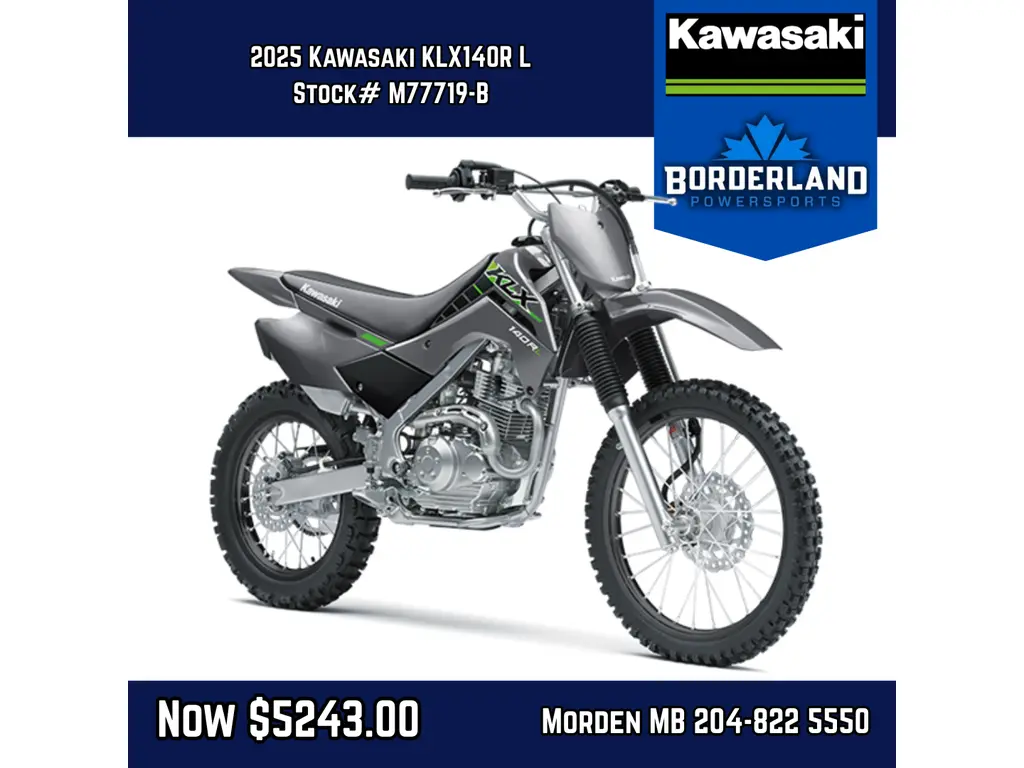 2025 Kawasaki KLX 140R L - GREY