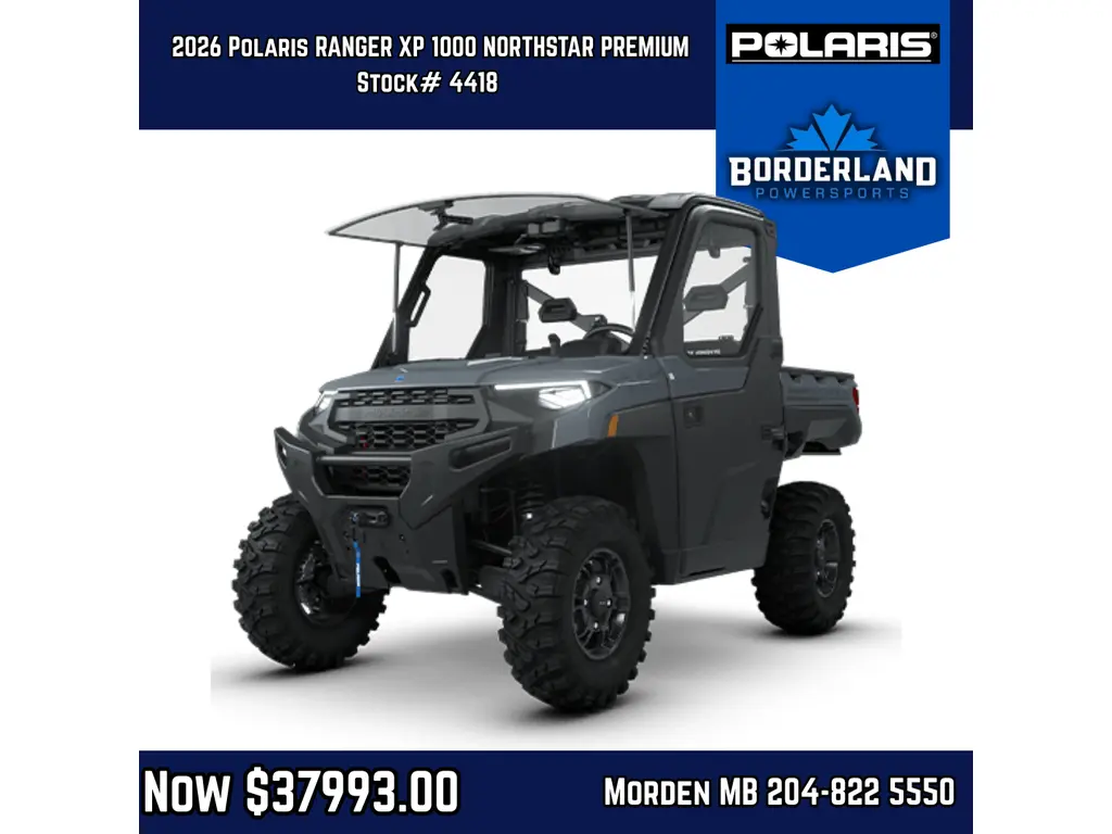 2026 Polaris RANGER XP 1000 NORTHSTAR PREMIUM STH GRAY Premium 