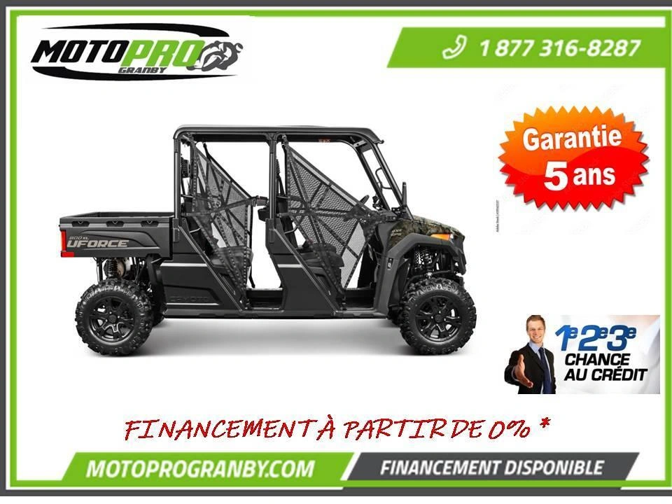 2025 Cfmoto Uforce 800 Eps Lx Uforce800 Uforce 800 Xl Camouflage 6 Passagers alt