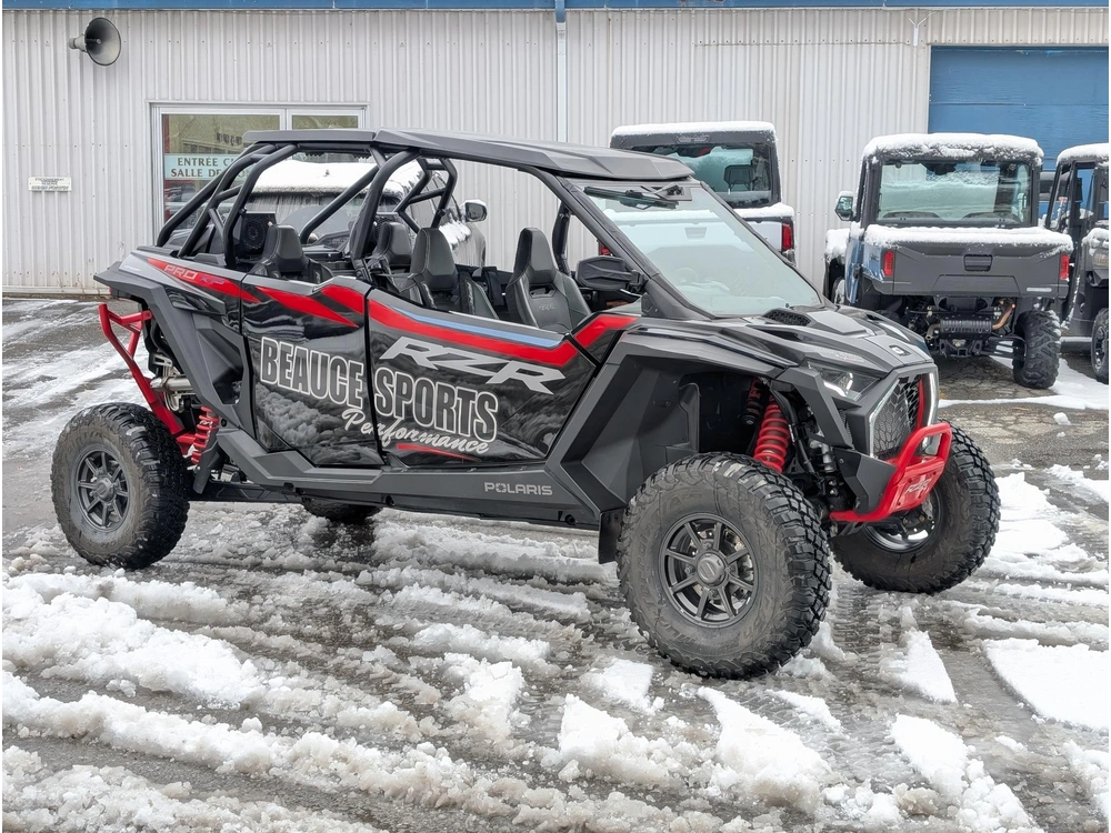 2025 Polaris Rzr Pro Xp 4 Ultimate - Onyx Black Modèle Démo | Plus De 6000$ D'équipement Essai Possible | Accessoires En Sus alt