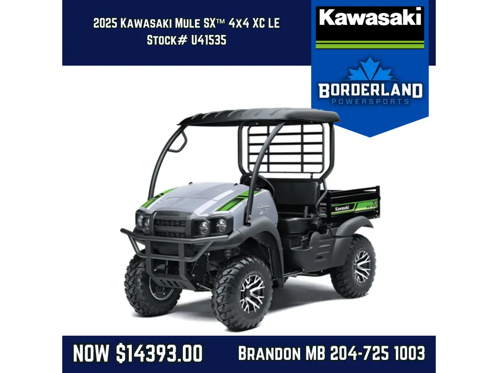 2025 Kawasaki Mule SX™ 4x4 XC LE 