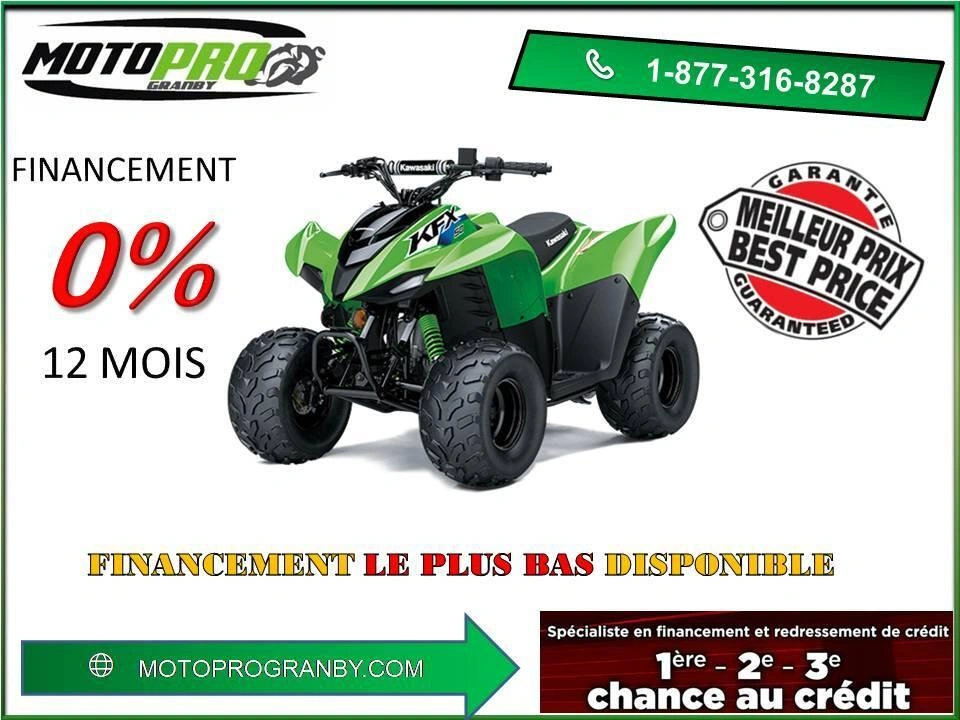 2026 Kawasaki Kfx50 Kfx50 Kfx 50 Vtt Enfant alt