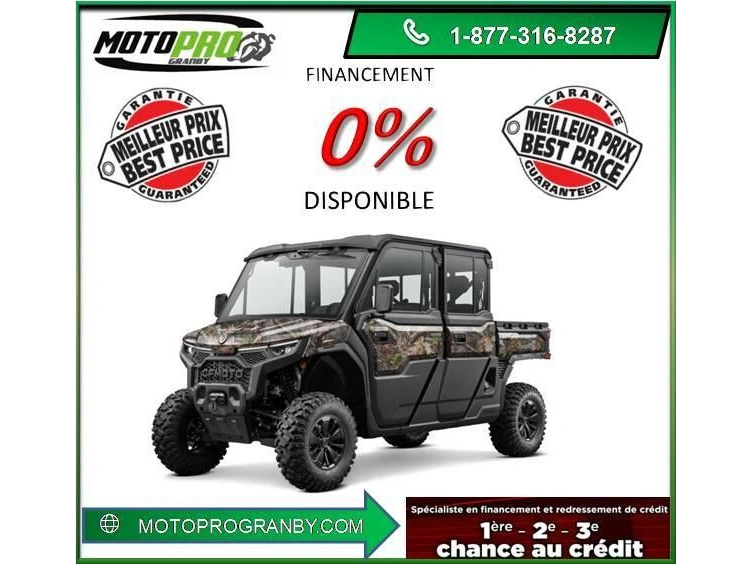 2026 Cfmoto Uforce U10 Pro Highland Uforce1000 U10 Pro Highland Xl 6 Passagers Camo alt