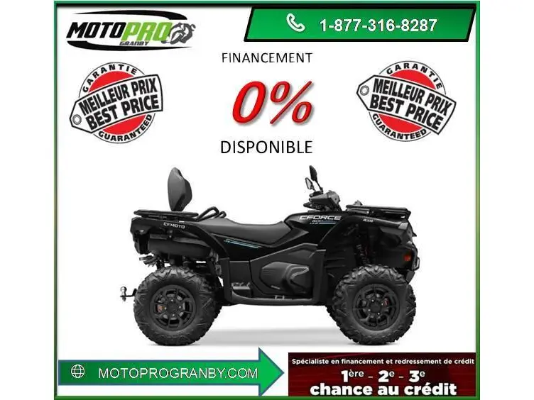 2026 CFMOTO CFORCE 400 Touring CFORCE400 EPS TOURING VRAI 2 PLACES