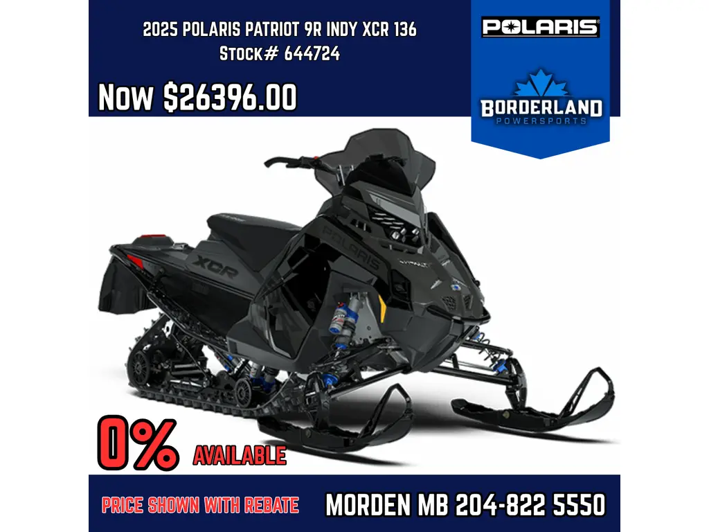 2025 Polaris PATRIOT 9R INDY XCR 136