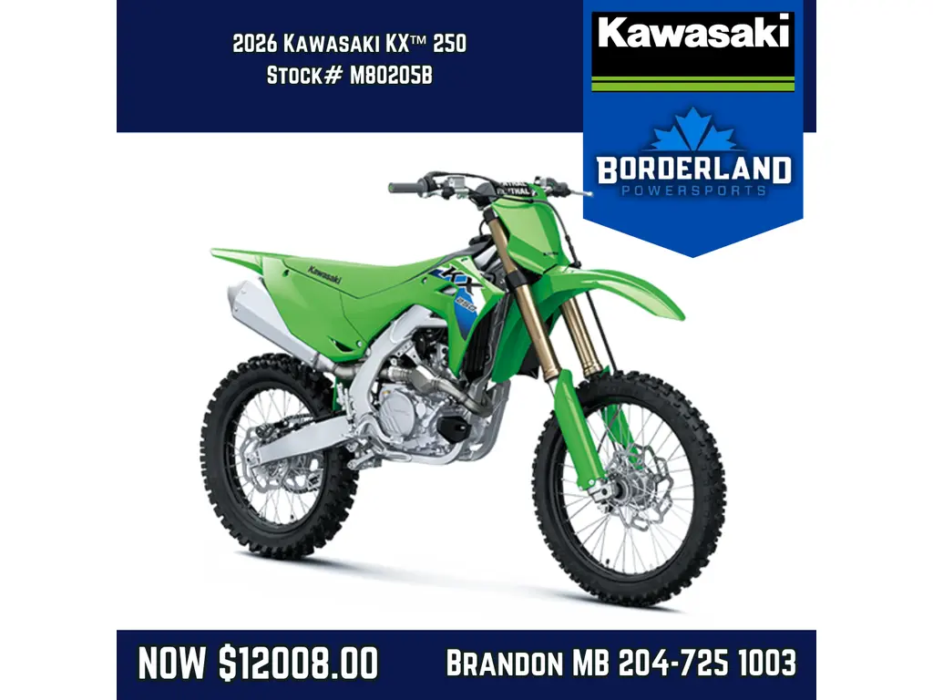 2026 Kawasaki KX™ 250 - Lime Green 