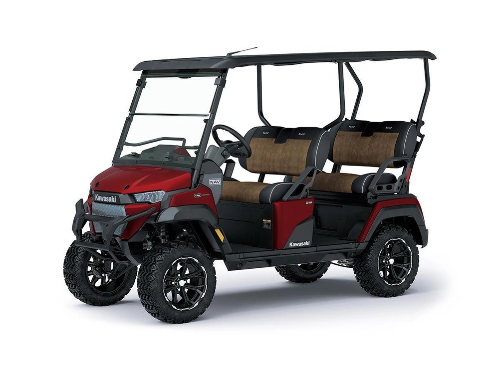 2025 Kawasaki Nav 4e Limited Cart Kart Golf 4 Places Lithium Équipé Stéréo alt