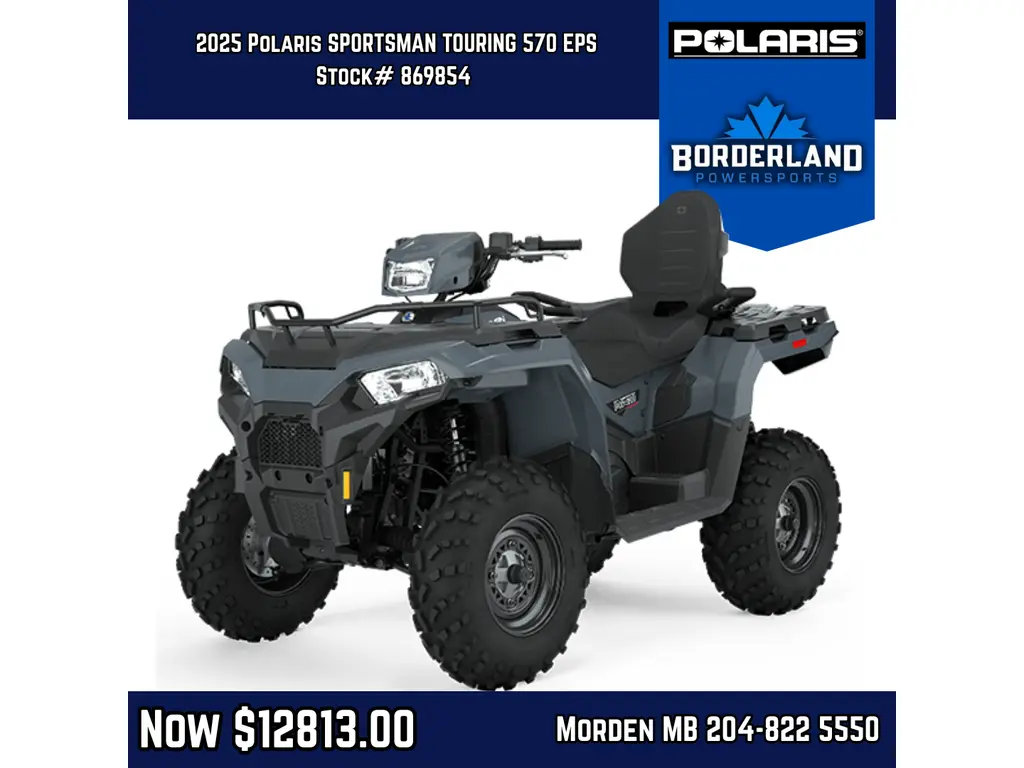 2025 Polaris SPORTSMAN TOURING 570 EPS - STEALTH GRAY 