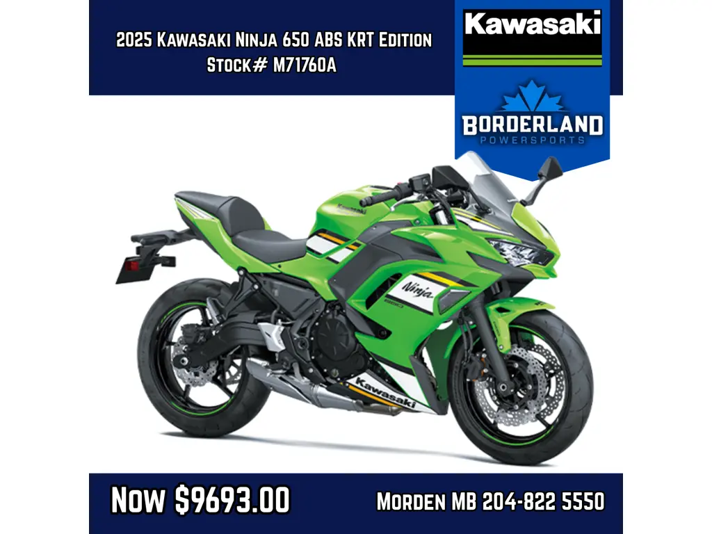 2025 Kawasaki Ninja® 650 ABS KRT Edition 
